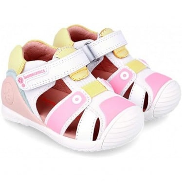SANDALIAS BIOMECANICS 242154-B PRIMEROS PASOS BLANCO_VANILA