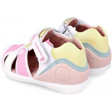 SANDALIAS BIOMECANICS 242154-B PRIMEROS PASOS BLANCO_VANILA