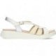 SANDALIA WONDERS PATERNA C-6530 PLATINO