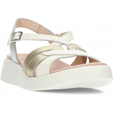 SANDALIA WONDERS PATERNA C-6530 PLATINO