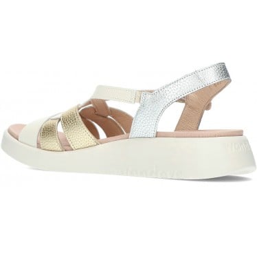 SANDALIA WONDERS PATERNA C-6530 PLATINO