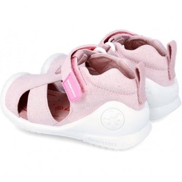 SANDALIA BIOMECANICS PRIMEROS PASOS 242189 METALIZADO ROSA