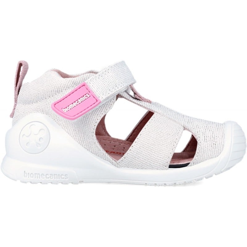 SANDALIA BIOMECANICS PRIMEROS PASOS 242189 METALIZADO BLANCO