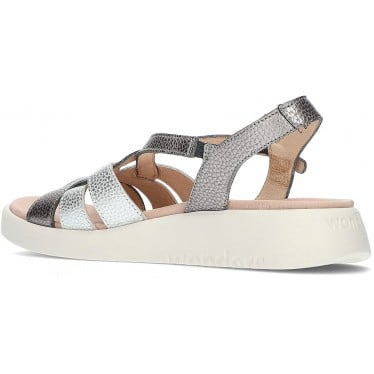 SANDALIA WONDERS PATERNA C-6530 PLATA_PLOMO