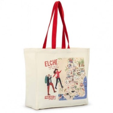 Bolso Pikolinos UHA-360 Smiling ELCHE BEIGE