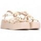 SANDALIA WONDERS CAROLINA A-3703 NATURAL