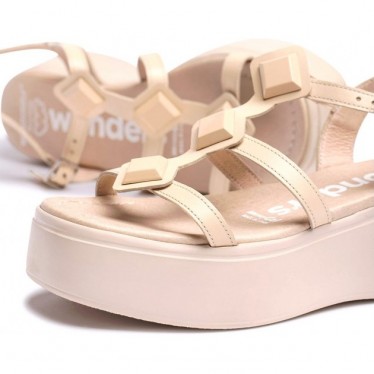 SANDALIA WONDERS CAROLINA A-3703 NATURAL