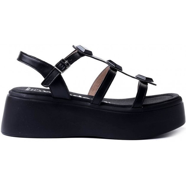 SANDALIA WONDERS CAROLINA A-3703 BLACK SANDALIA WONDERS CAROLINA A-3703 BLACK