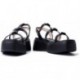 SANDALIA WONDERS CAROLINA A-3703 BLACK