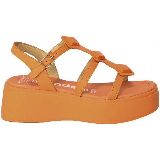 SANDALIA WONDERS CAROLINA A-3703 APRICOT SANDALIA WONDERS CAROLINA A-3703 APRICOT