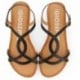 Sandalias Gioseppo  69113 Lamin NEGRO