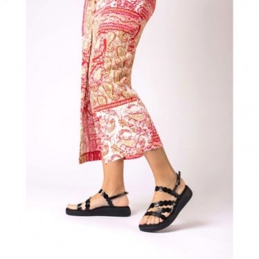 Sandalias Wonders C-6531 Motril NEGRO