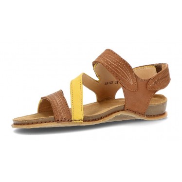 SANDALIAS EL NATURALISTA PANGLAO 5810S CURRY_WOOD
