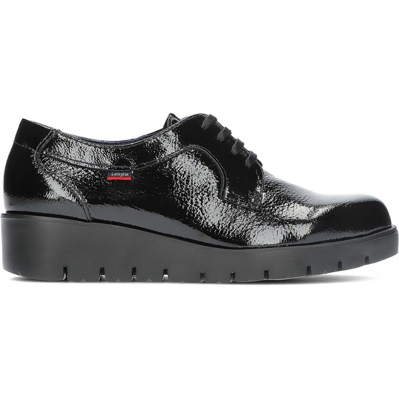 ZAPATOS CALLAGHAN HAMAN NATURAL GOLD BLACK_PATENT