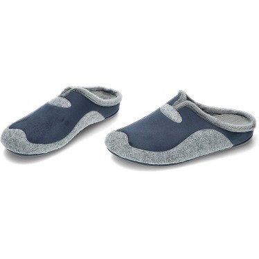 Zapatillas de ir por casa Garzón 8451440 Aitana MARINO_GRIS_OSC