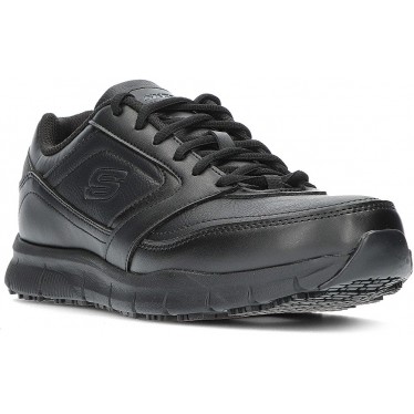 DEPORTIVA SKECHERS WORK RELAXED FIT NAMPA SR 77156EC BLACK