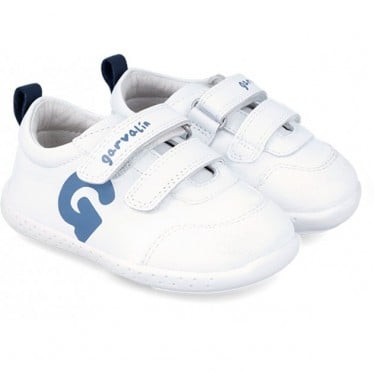 DEPORTIVAS GARVALÍN PIEL 242320-A BLANCO_AZUL