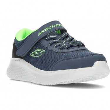 Deportiva skechers niño 404015 Sprint Surge NAVY_LIME
