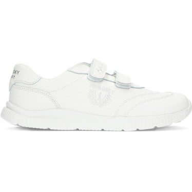 Zapatillas unisex colegial Pablosky 203900 BLANCO