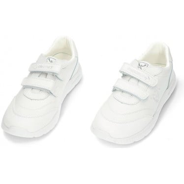 Zapatillas unisex colegial Pablosky 203900 BLANCO