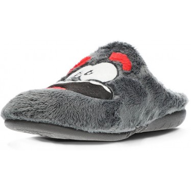 Pantuflas de casa para hombre de VULLADI modelo 6205 MONTBLANC_GRIS