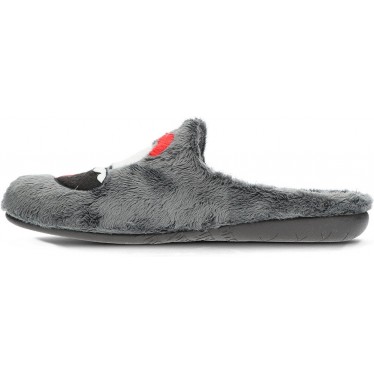 Pantuflas de casa para hombre de VULLADI modelo 6205 MONTBLANC_GRIS