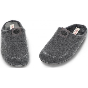 Pantuflas de casa para hombre VULLADI modelo 6630 NORDICO_GRIS