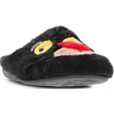 Pantufla para hombre de VULLADI modelo 6206 MONTBLANC_NEGRO