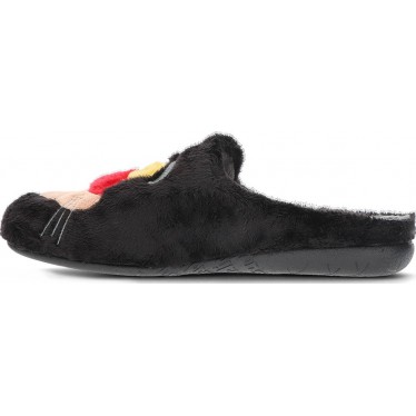 Pantufla para hombre de VULLADI modelo 6206 MONTBLANC_NEGRO
