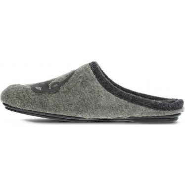 Pantuflas para hombre de VULLADI modelo 6651 MUTON_JASP_GRIS