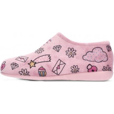 Pantuflas para niña de VULLADI modelo 6217 ALASKA_MAQUILLAJE