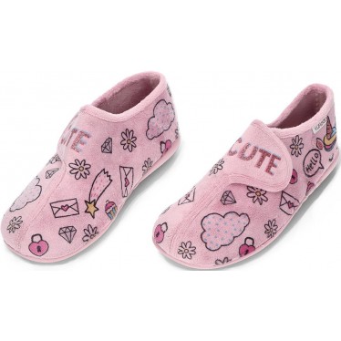 Pantuflas para niña de VULLADI modelo 6217 ALASKA_MAQUILLAJE