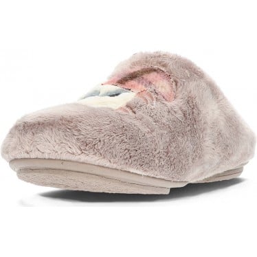Pantuflas para mujer de VULLADI modelo 6623 MONTBLANC_PARDO