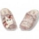 Pantuflas para mujer de VULLADI modelo 6623 MONTBLANC_PARDO