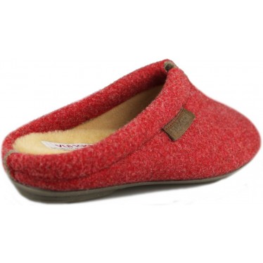 ZAPATILLAS DE CASA VULLADI COMODO W ROJO