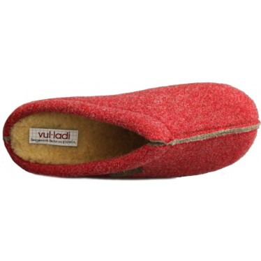 ZAPATILLAS DE CASA VULLADI COMODO W ROJO