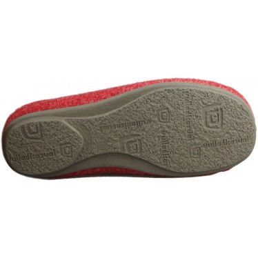 ZAPATILLAS DE CASA VULLADI COMODO W ROJO