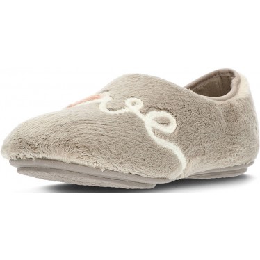 Pantuflas para mujer de VULLADI modelo 6633 MONBLANC_NIQUEL