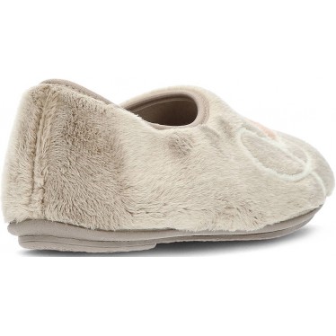 Pantuflas para mujer de VULLADI modelo 6633 MONBLANC_NIQUEL