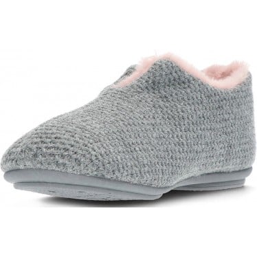 Pantuflas para mujer de GARZON Etna modelo 5821291 GRIS_OSC_MALVA