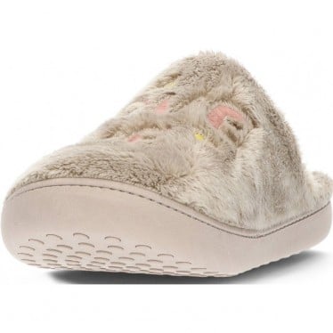 Pantuflas para mujer de VULLADI modelo 6394 MONBLANC_NIQUEL