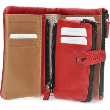 CARTERA ABBACINO 71104 ROJO