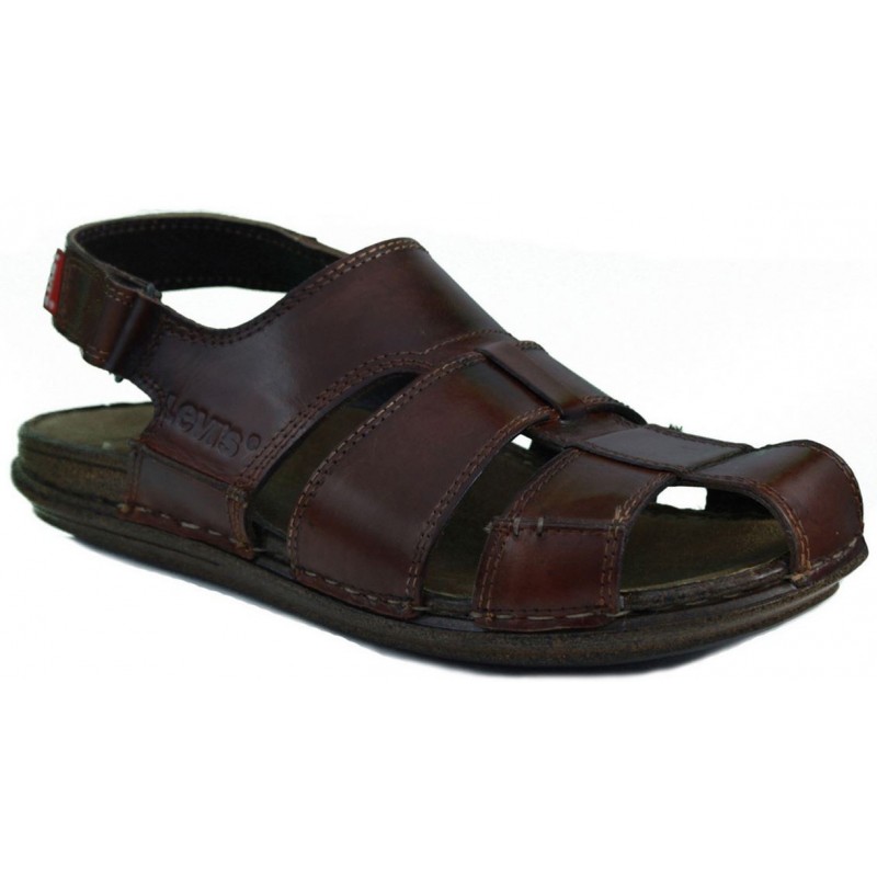 LEVI'S IMRAN SANDALIA CABALLERO  MARRON