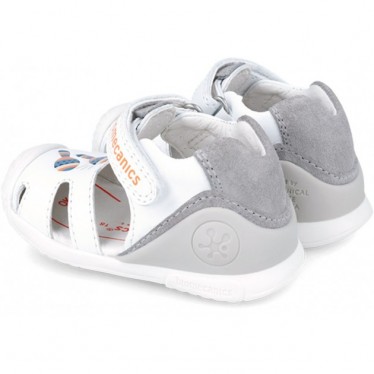 SANDALIAS BIOMECANICS MARACAS 242122 PRIMEROS PASOS BLANCO