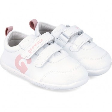 DEPORTIVA GARVALÍN PIEL 242320-B BLANCO_ROSA