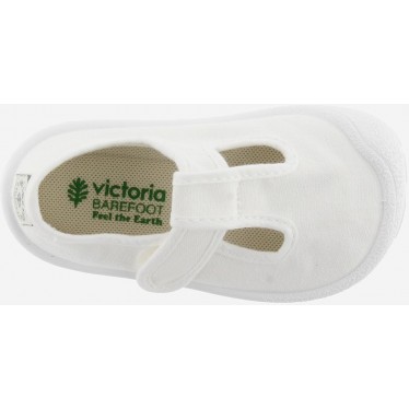Sandalia respetuosa VICTORIA BAREFOOT BOSCO 1370108 BLANCO