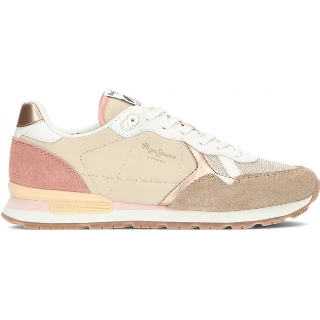 DEPORTIVA PEPE JEANS BRIT MIX W PLS40012 SAND DEPORTIVA PEPE JEANS BRIT MIX W PLS40012 SAND