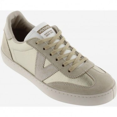 Zapatilla Victoria Berlin Ciclista Metalizado 1126197 PLATINO