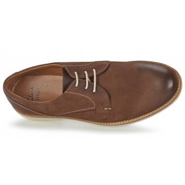 CLARKS RASPIN PLAN M  MARRON