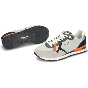 DEPORTIVA PEPE JEANS BRIT ROAD M PMS40007 GREY